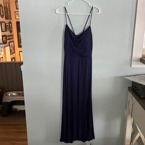 HALARA Deep Blue Maxi Dress